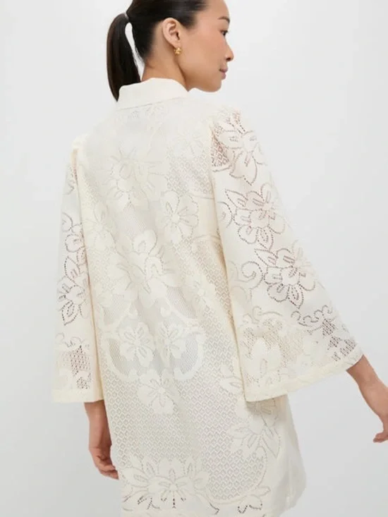 NWT Tuckernuck Ivory Lace Courtney Dress - Picture 4 of 11